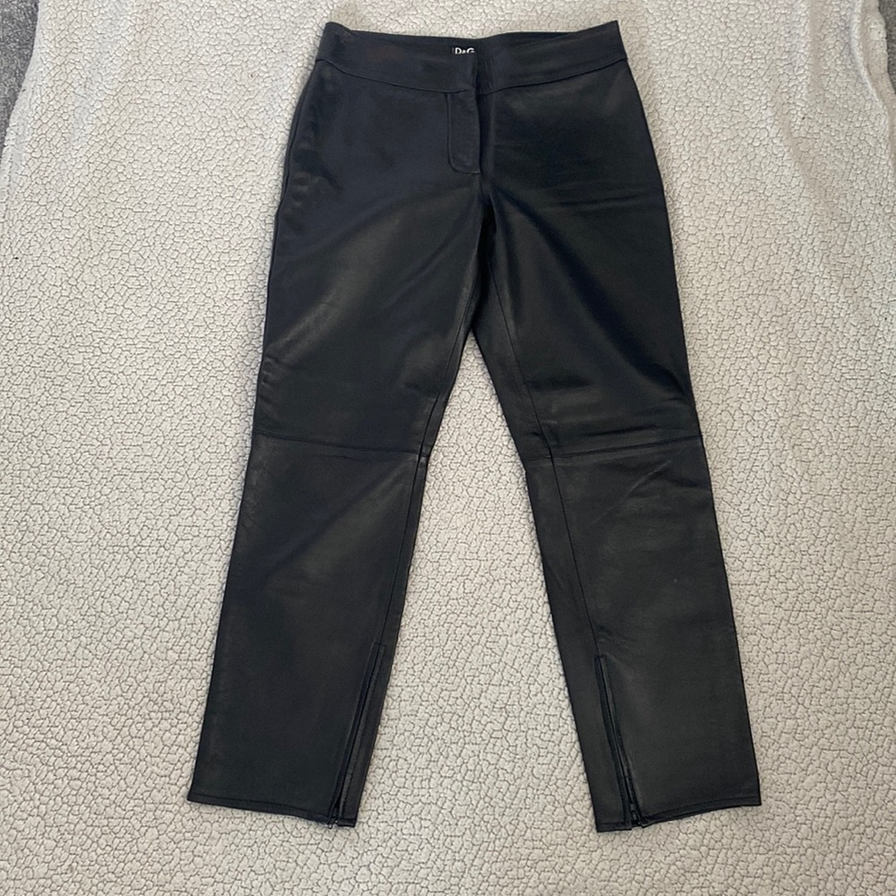 Dolce & Gabbana leather pants